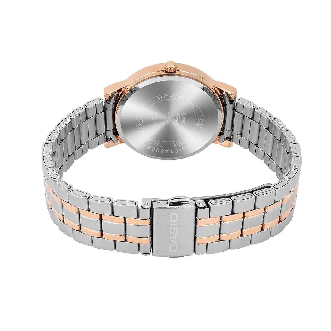 Casio Analog Brown Dial Two-Tone Stainless Steel Strap Women's Watch LTP-SN5YSR-5A - view 6