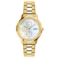 Casio Analog White Mother of Pearl Dial Gold Stainless Steel Strap Women's Watch LTP-SN6KGS-7A - view 1