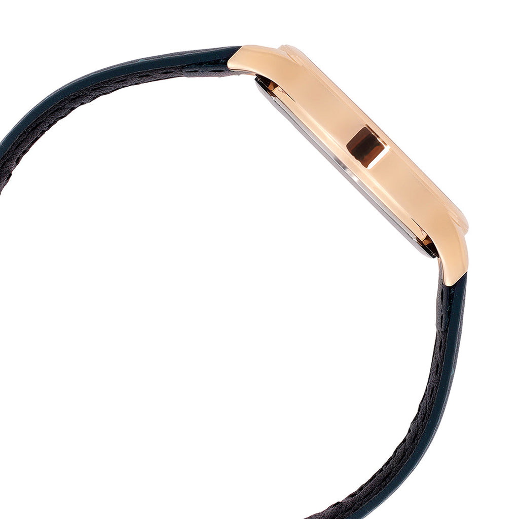 Casio Rose Gold Dial Blue Leather Strap Women's Watch LTP-SN7YRL-4A - view 4