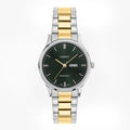 Casio Analog Green Dial Two-Tone Stainless Steel Strap Women's Watch LTP-SN8YSG-3B - view 1