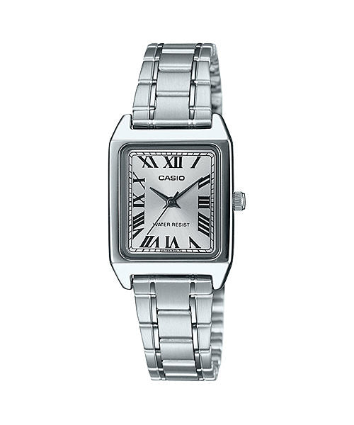 Casio Standard Silver Dial Silver Stainless Steel Strap Women's Watch LTP-V007D-7B - view 2