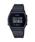 Casio Vintage Black Digital Dial Black Resin Strap Women's Watch LW-204-1B - view 1