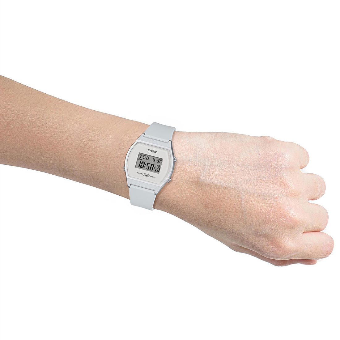 Casio Youth White Digital Dial White Resin Strap Kids' Watch LW-204-7A - view 5