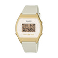 Casio Digital Cream Digital Dial Cream Resin Strap Women's Watch LW-204-9A - view 1