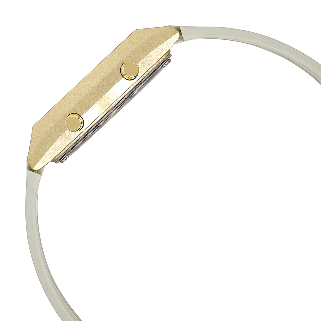 Casio Digital Cream Digital Dial Cream Resin Strap Women's Watch LW-204-9A - view 6