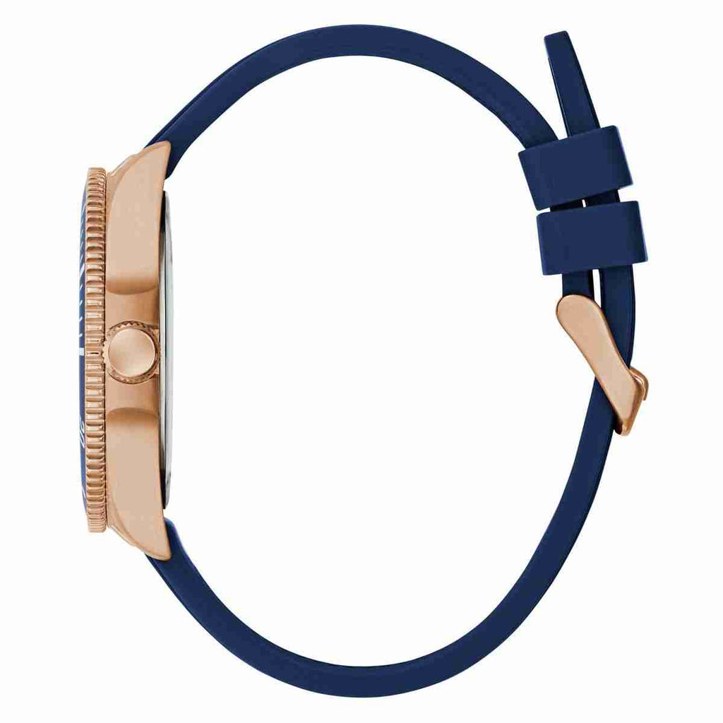 Guess Cliff Blue Dial Blue Silicone Strap Men's Watch GW0969G3 - view 2