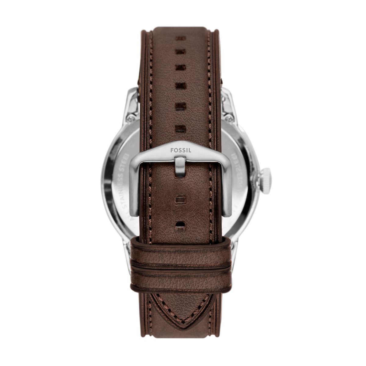Fossil Townsman Automatic Black Dial Brown Leather Strap Men's Watch ME3061 - view 2