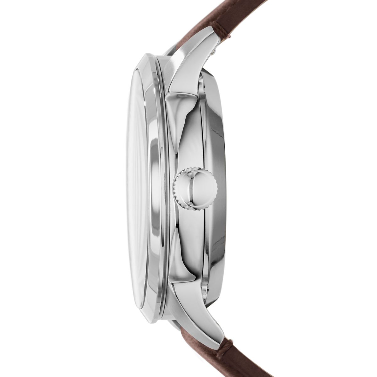 Fossil Townsman Automatic Black Dial Brown Leather Strap Men's Watch ME3061 - view 3