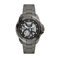 Fossil Bronson Automatic Black Dial Smoke Stainless Steel Strap Men's Watch ME3218 - view 1