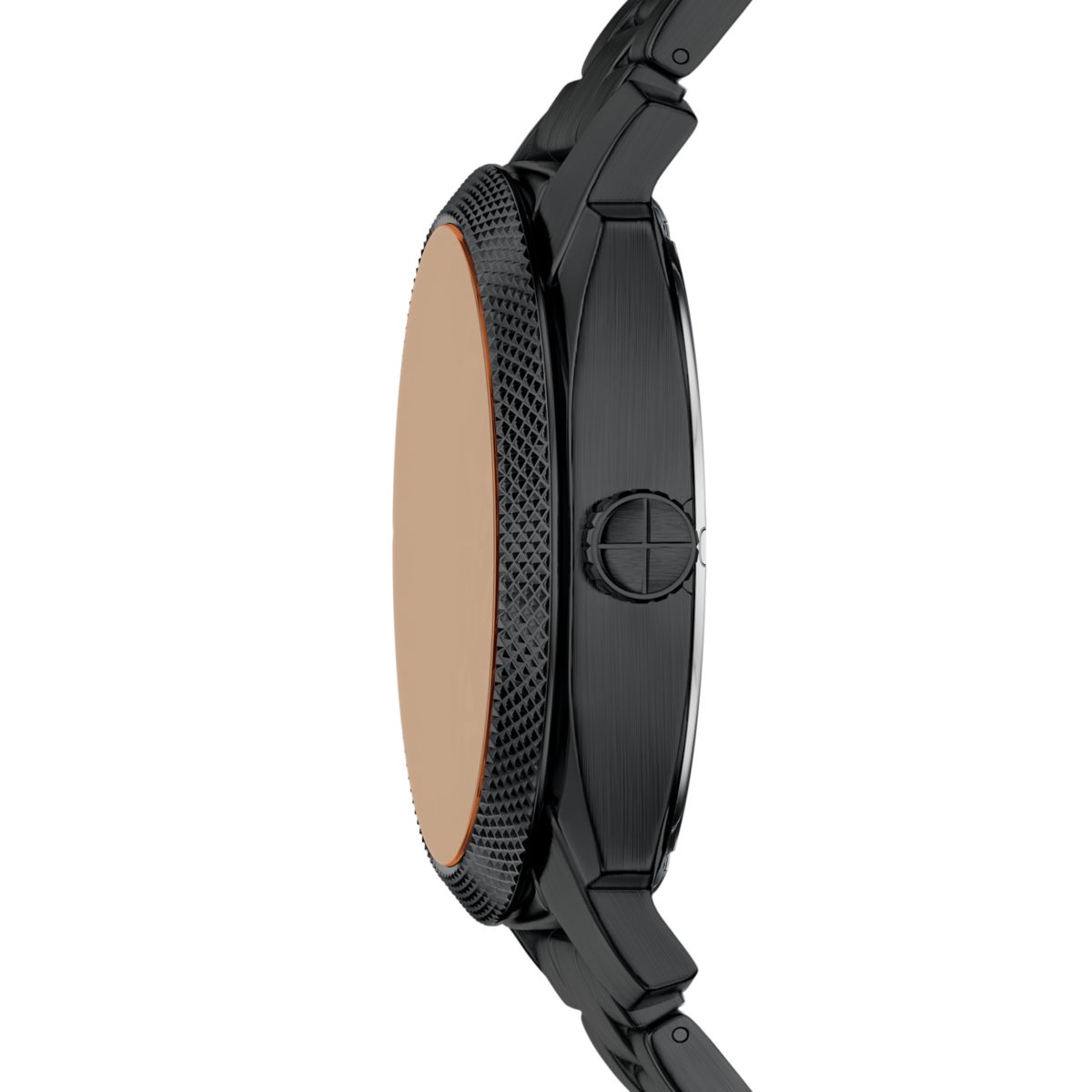 Fossil Machine Automatic Black Dial Black Stainless Steel Strap Men's Watch ME3253 - view 3