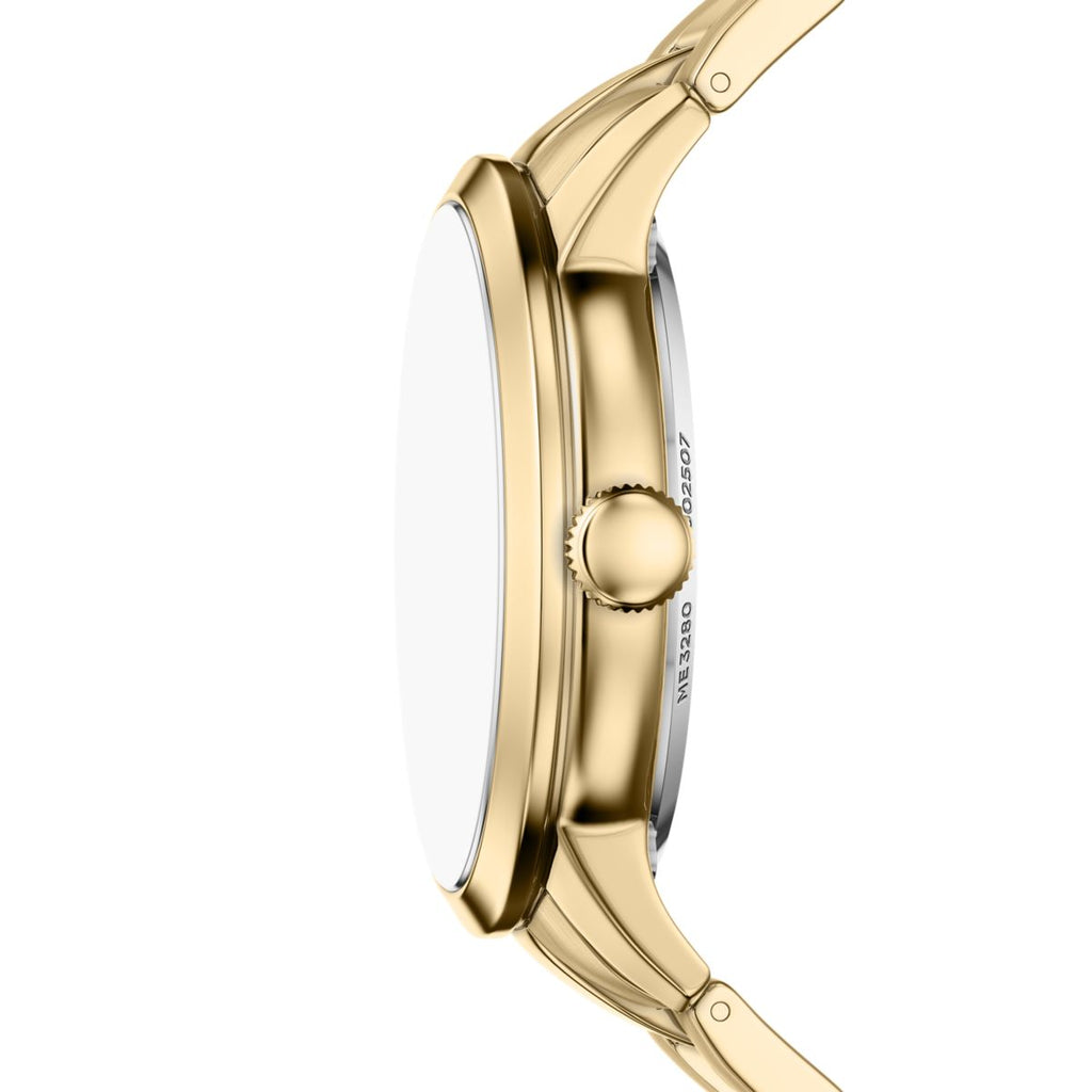 Fossil Townsman Automatic Gold-Tone Skeleton Dial Gold-Tone Stainless Steel Strap Men's Watch ME3280 - view 3