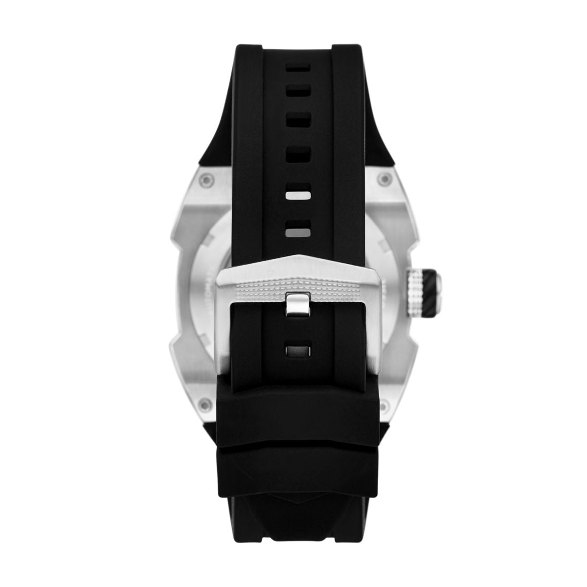 Fossil Machine X-1 Automatic Black Skeleton Dial Black Silicone Strap Men's Watch ME3282 - view 2