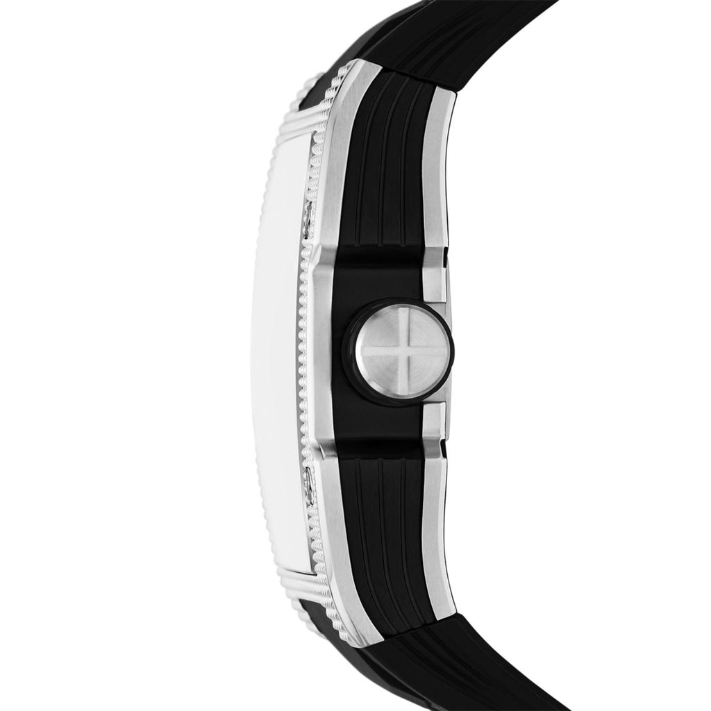 Fossil Machine X-1 Automatic Black Skeleton Dial Black Silicone Strap Men's Watch ME3282 - view 3