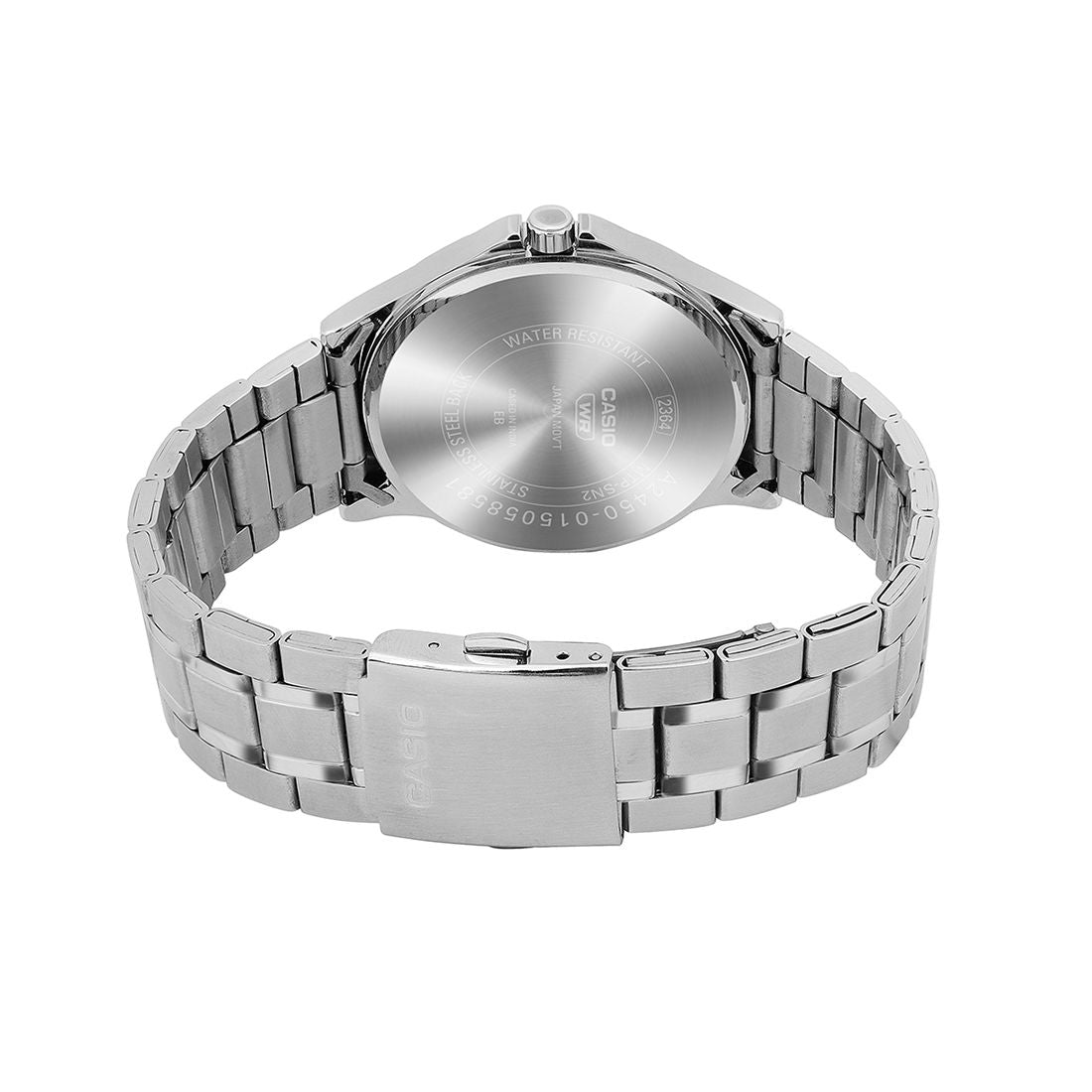 Casio Analog Black Dial Silver Stainless Steel Strap Men's Watch MTP-SN2KD-1A - view 6