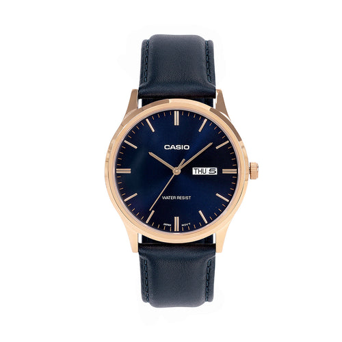 Casio Analog Blue Dial Blue Leather Strap Men's Watch MTP-SN8YRL-2B - view 1