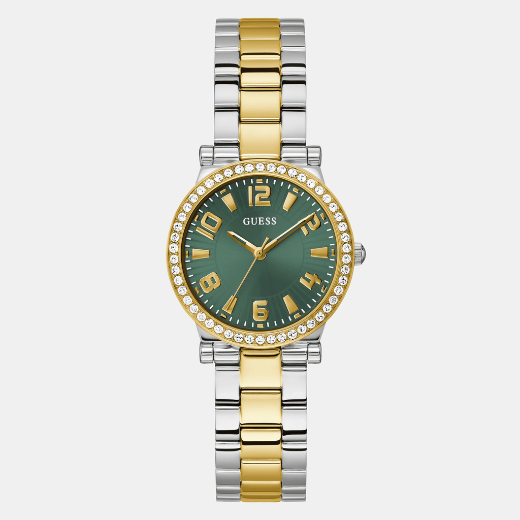 Guess Fawn Green Dial Two-Tone Stainless Steel Strap Kids' Watch GW0686L2 - view 1