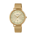Casio Sheen Light Gold Dial Gold Stainless Steel Mesh Strap Women's Watch SHE-4539FGM-9A - view 1