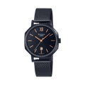 Casio Sheen Black Dial Black Stainless Steel Mesh Strap Women's Watch SHE-4554BM-1A - view 1