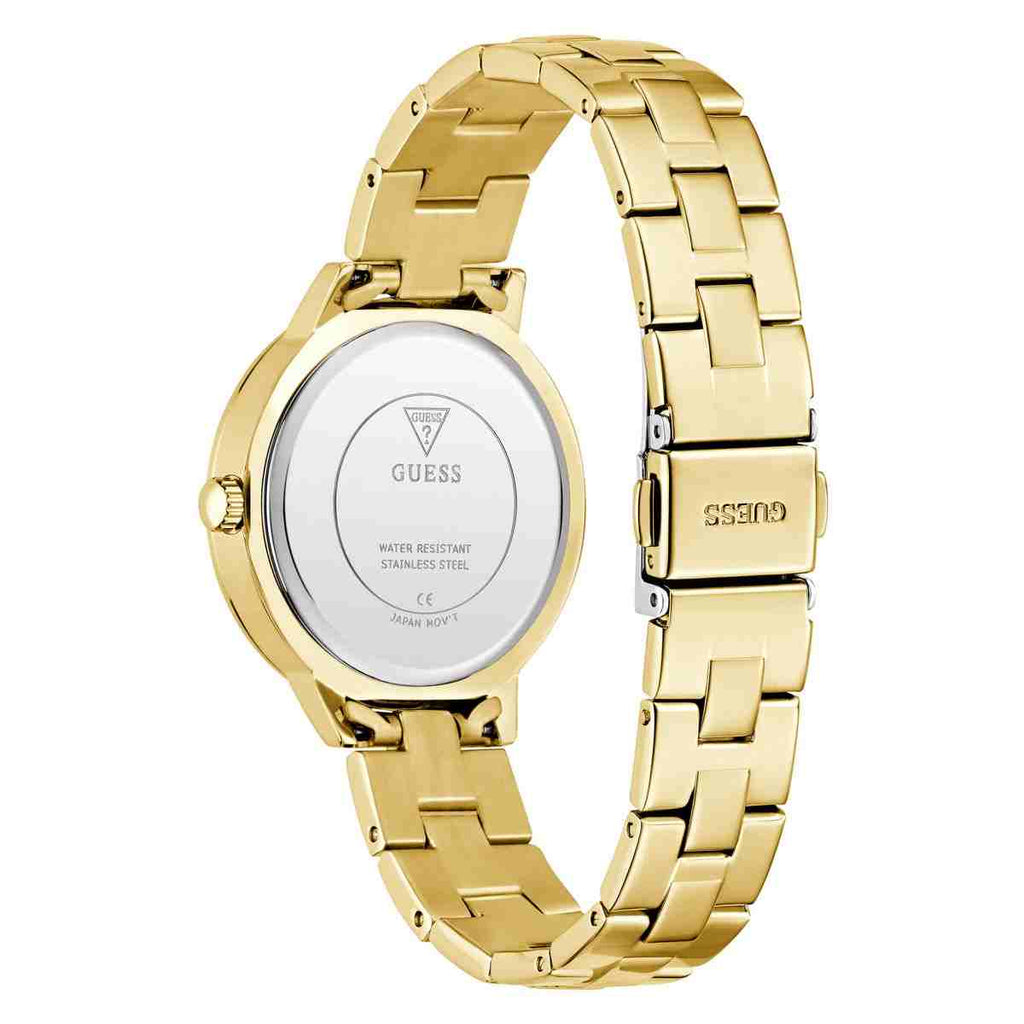 Guess G Lace Champagne Dial Gold-Tone Stainless Steel Strap Women's Watch GW0944L2 - view 3