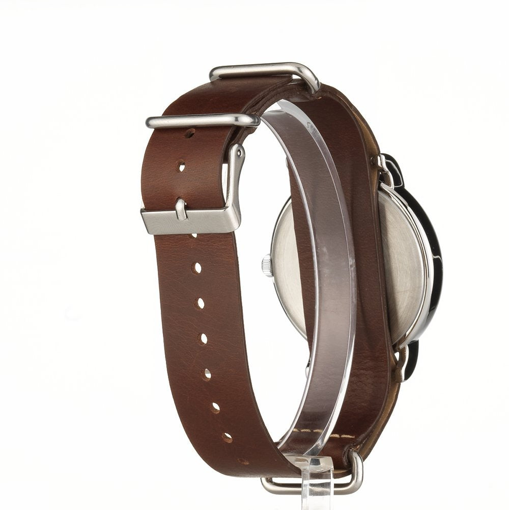 Timex Weekender Cream Dial Brown Leather Strap Men's Watch T2P495UJ - view 2