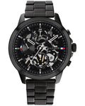 Tommy Hilfiger Henry Black Dial Black Stainless Steel Strap Men's Watch TH1710478W - view 1