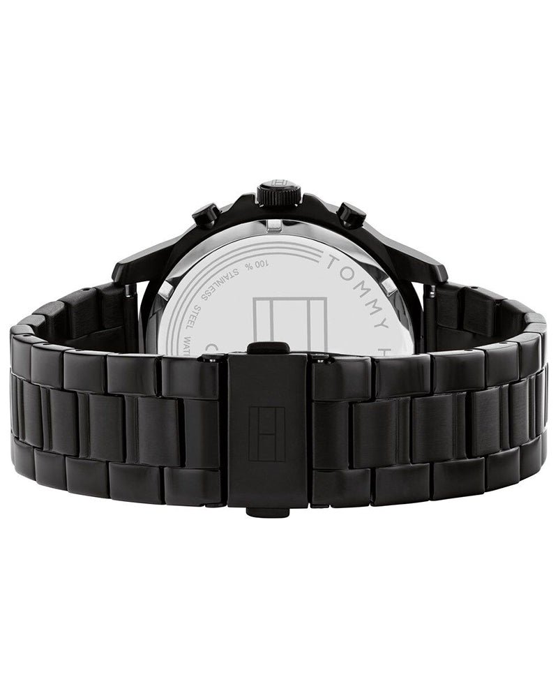Tommy Hilfiger Henry Black Dial Black Stainless Steel Strap Men's Watch TH1710478W - view 3