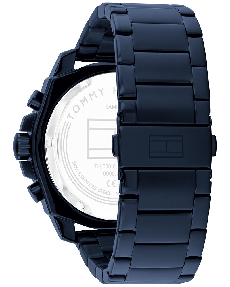 Tommy Hilfiger Morgan Navy Dial Blue Stainless Steel Strap Men's Multifunction Watch TH1710691W - view 2