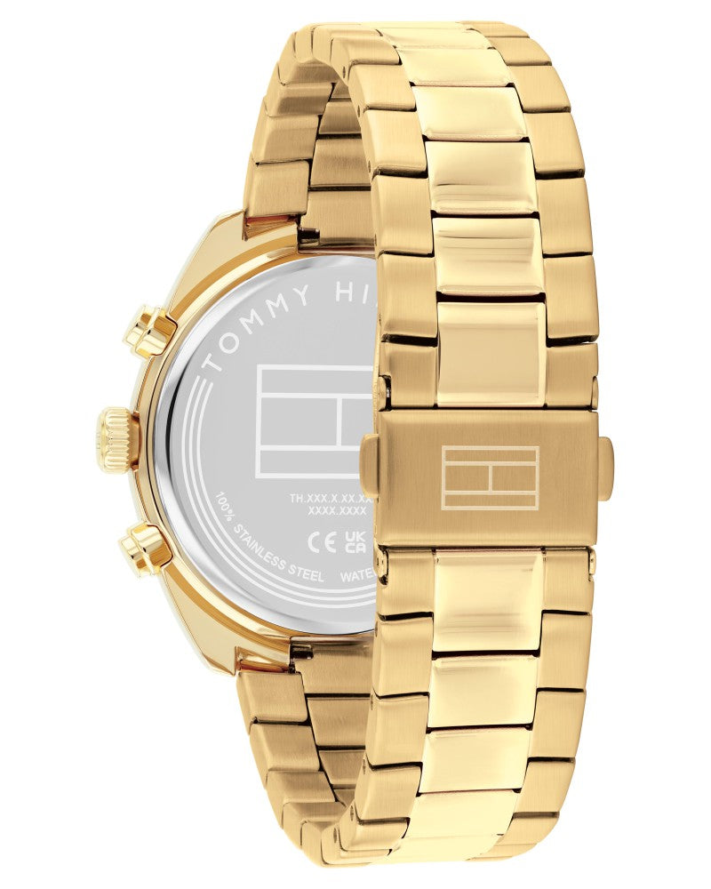 Tommy Hilfiger Hudson Green Dial Gold Stainless Steel Strap Men's Watch TH1710736W - view 3