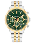 Tommy Hilfiger Kent Green Dial Gold Stainless Steel Strap Men's Watch TH1710754W - view 1
