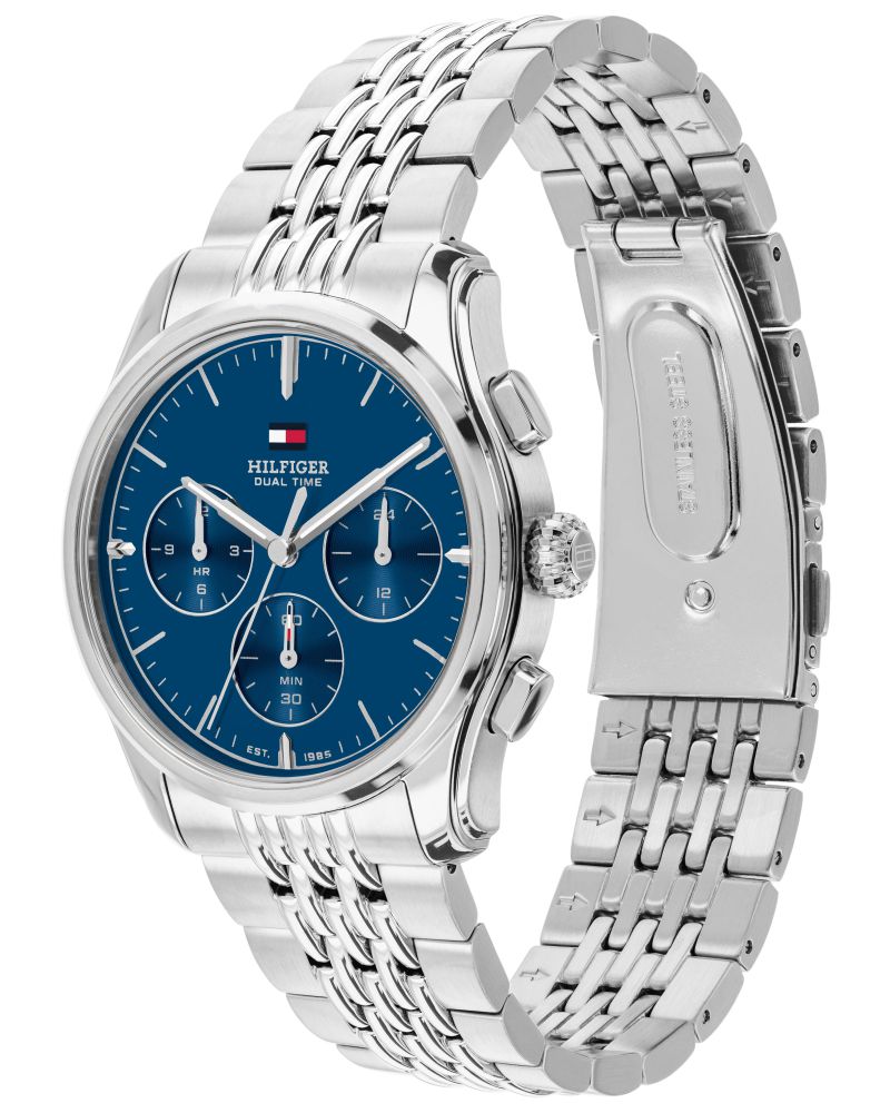 Tommy Hilfiger Bryant Blue Dial Silver Stainless Steel Strap Men's Watch TH1710811W - view 2