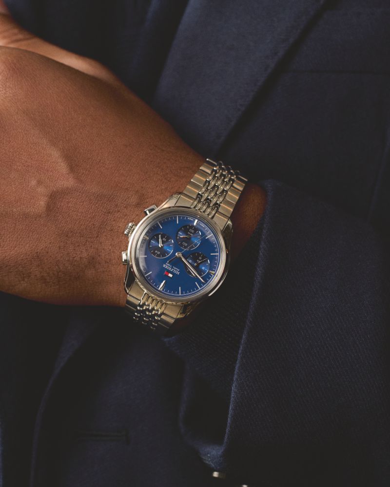 Tommy Hilfiger Bryant Blue Dial Silver Stainless Steel Strap Men's Watch TH1710811W - view 4