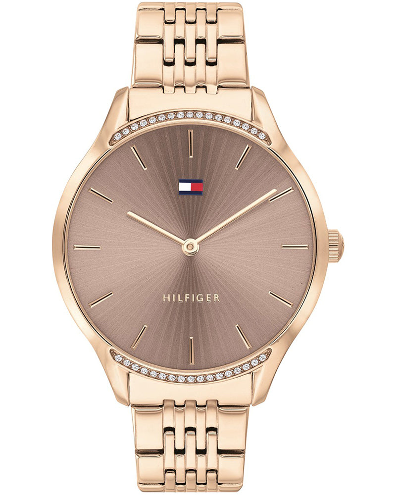 Tommy Hilfiger Gray Grey Dial Rose Gold Stainless Steel Strap Women's Watch TH1782212 - view 1