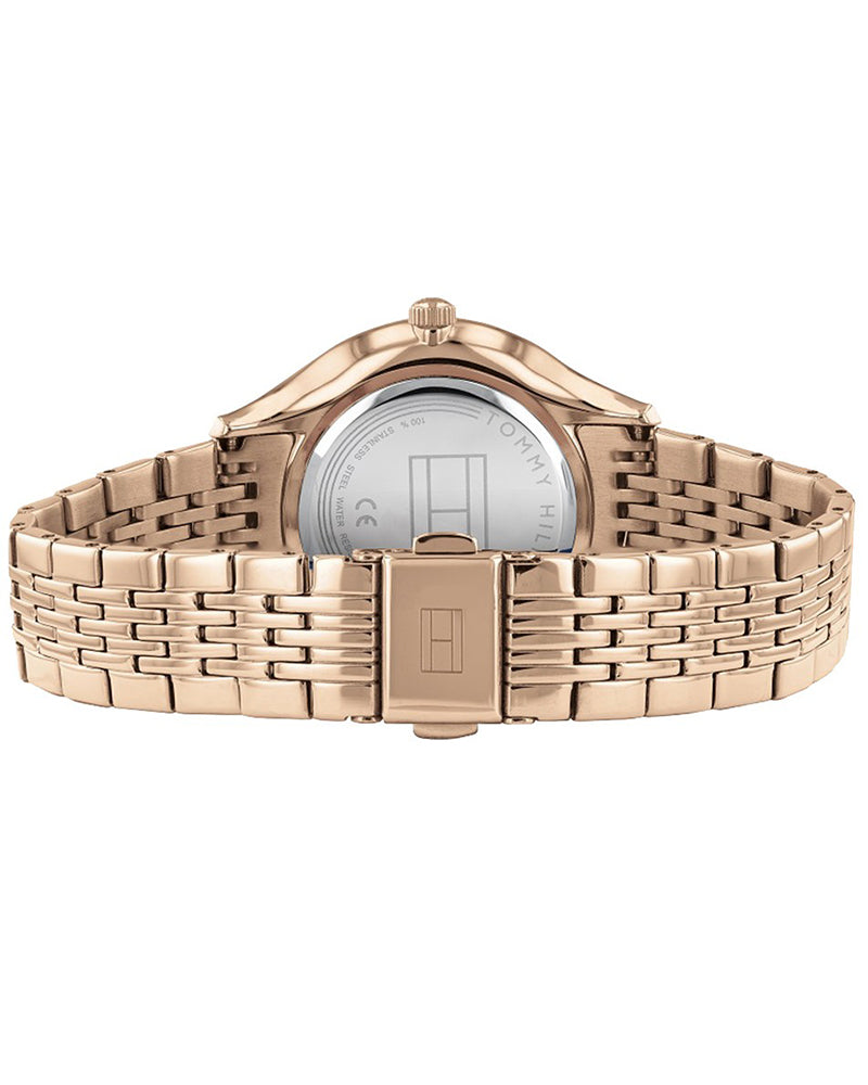 Tommy Hilfiger Gray Grey Dial Rose Gold Stainless Steel Strap Women's Watch TH1782212 - view 3