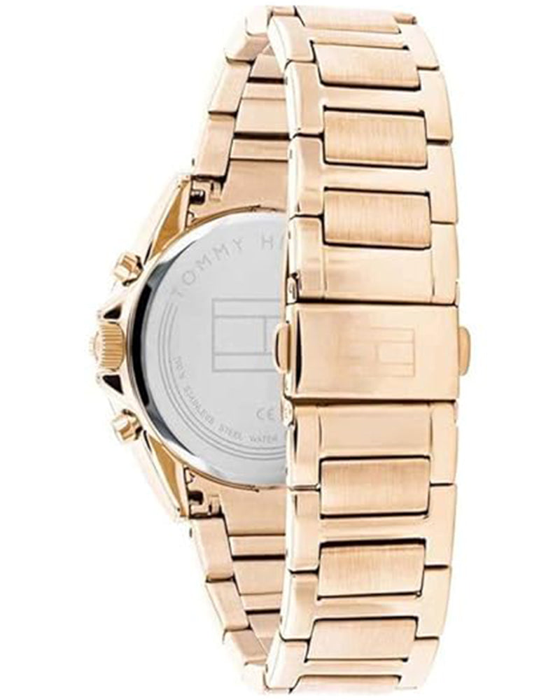 Tommy Hilfiger Kennedy Blue Dial Gold Stainless Steel Strap Women's Watch TH1782386W - view 3