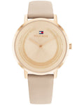 Tommy Hilfiger Tyson Rose Gold Dial Rose Gold Leather Strap Women's Multifunction Watch TH1782602W - view 1