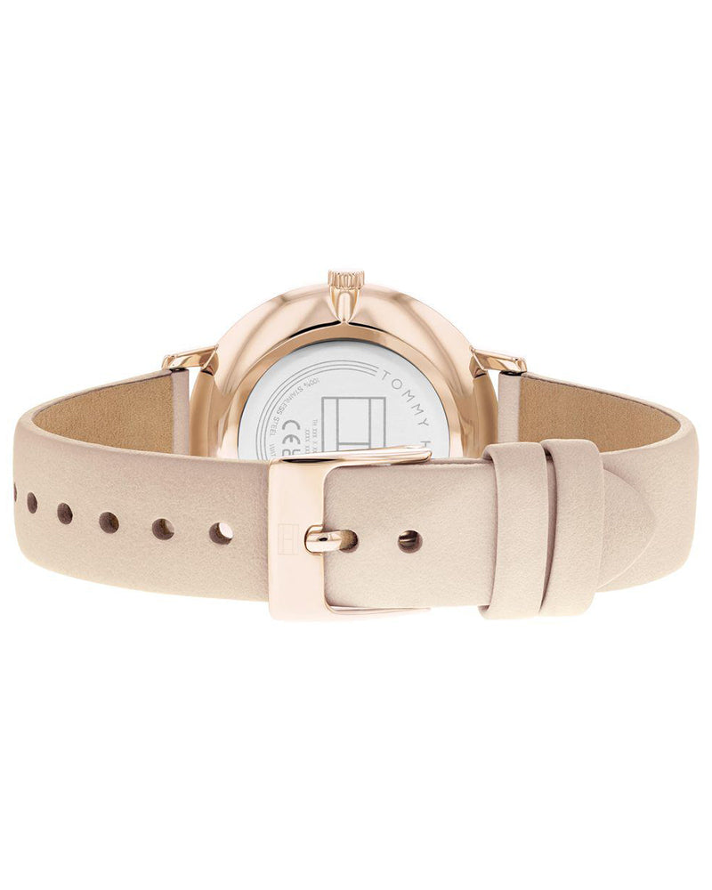 Tommy Hilfiger Tyson Rose Gold Dial Rose Gold Leather Strap Women's Multifunction Watch TH1782602W - view 3