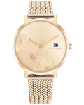 Tommy Hilfiger Tea LE Rose Gold Dial Rose Gold Stainless Steel Strap Women's Watch TH1782603W - view 1