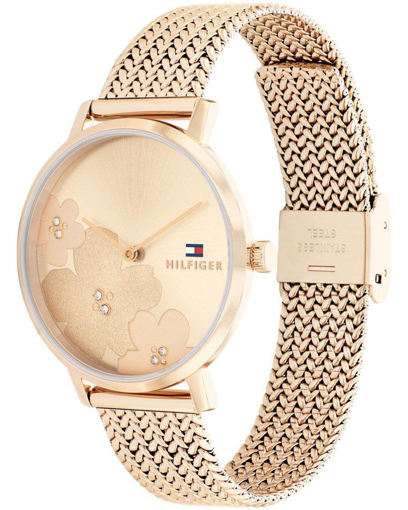 Tommy Hilfiger Tea LE Rose Gold Dial Rose Gold Stainless Steel Strap Women's Watch TH1782603W - view 2