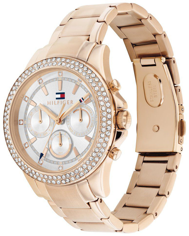 Tommy Hilfiger Haven Silver Dial Gold Stainless Steel Strap Women's Multifunction Watch TH1782624 - view 2
