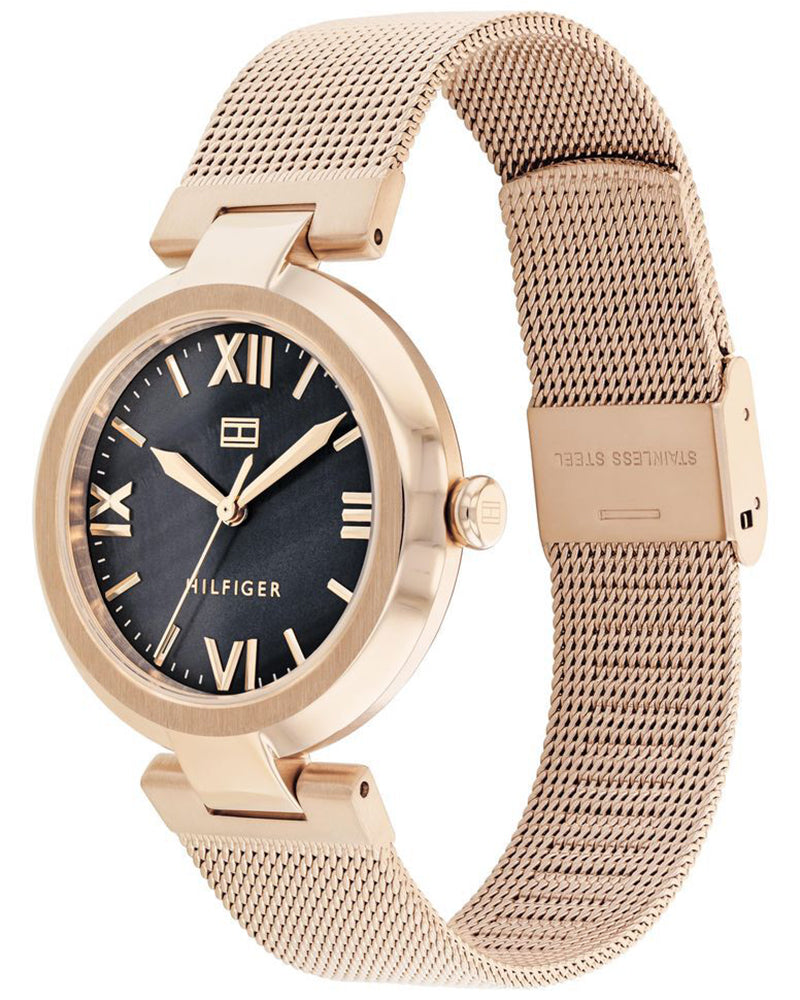 Tommy Hilfiger Alice Mother of Pearl Dial Rose Gold Stainless Steel Strap Women's Watch TH1782633 - view 2