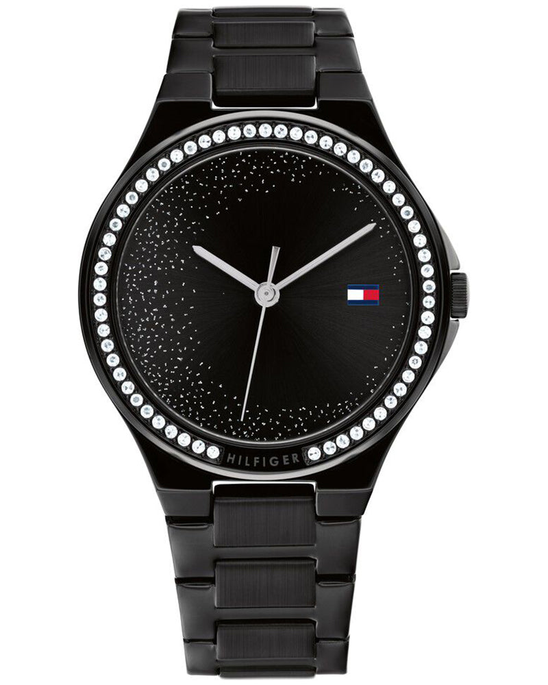 Tommy Hilfiger Juliette Black Dial Black Stainless Steel Strap Women's Watch TH1782644 - view 1