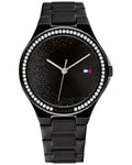 Tommy Hilfiger Juliette Black Dial Black Stainless Steel Strap Women's Watch TH1782644 - view 1