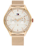 Tommy Hilfiger Lexi Grey Dial Rose Gold Stainless Steel Strap Women's Multifunction Watch TH1782653 - view 1