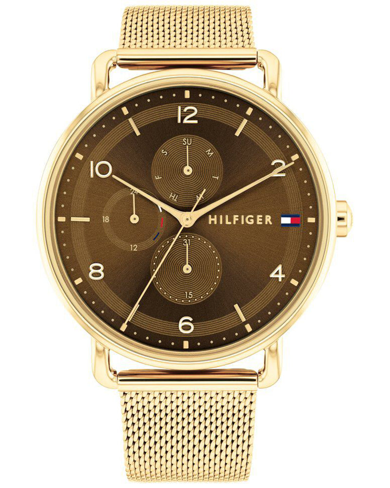 Tommy Hilfiger Lily Brown Dial Gold Stainless Steel Strap Women's Multifunction Watch TH1782663 - view 1