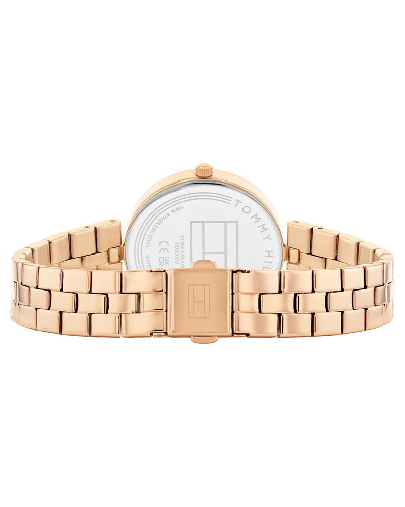 Tommy Hilfiger Ella Blue Dial Rose Gold Stainless Steel Strap Women's Watch TH1782686 - view 3