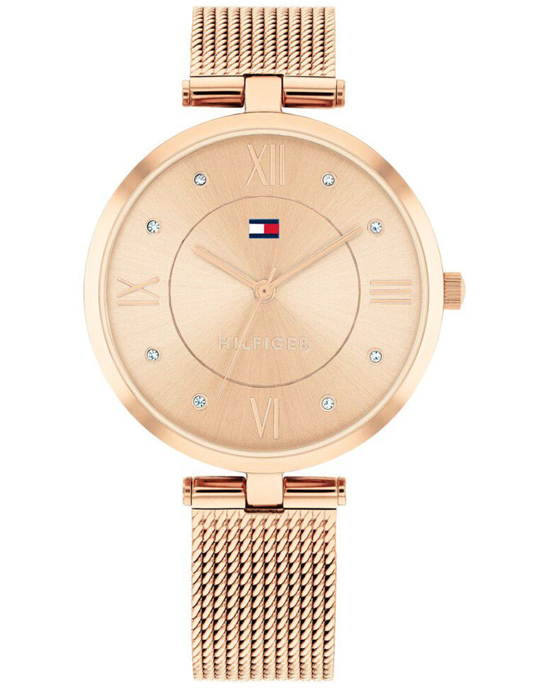 Tommy Hilfiger Mujer Grey Dial Rose Gold Stainless Steel Strap Women's Watch TH1782712W - view 1
