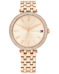 Tommy Hilfiger Natalie Rose Gold Dial Rose Gold Stainless Steel Strap Women's Watch TH1782721W - view 1