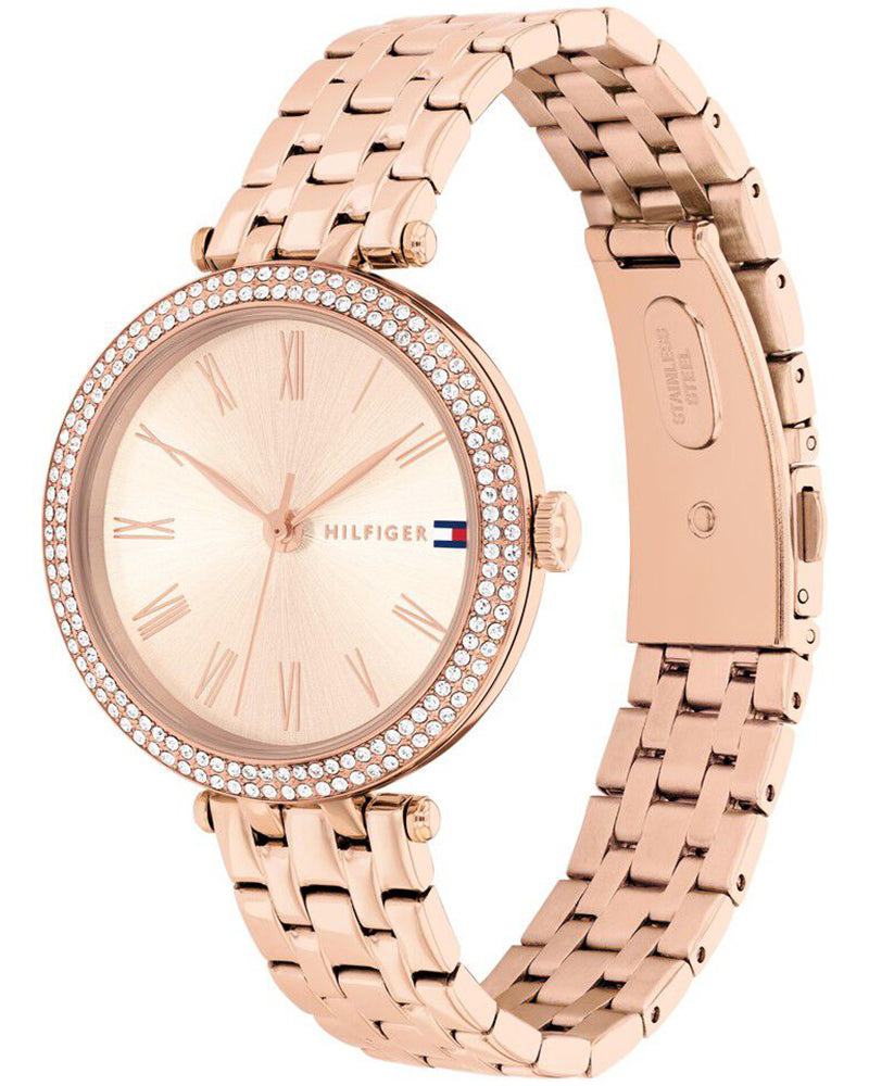 Tommy Hilfiger Natalie Rose Gold Dial Rose Gold Stainless Steel Strap Women's Watch TH1782721W - view 2