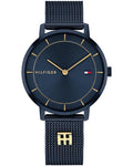 Tommy Hilfiger Clout Blue Dial Blue Stainless Steel Strap Women's Watch TH1782740 - view 1