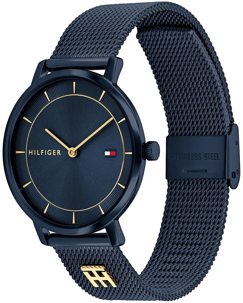 Tommy Hilfiger Clout Blue Dial Blue Stainless Steel Strap Women's Watch TH1782740 - view 2